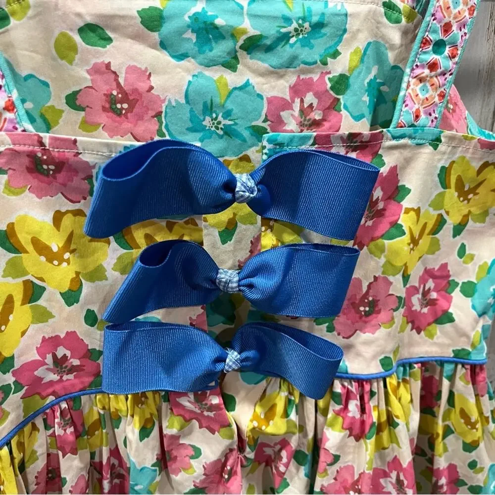 Wildflowers Floral Dress Girls Multicolor Sleeveless S20D170 READ